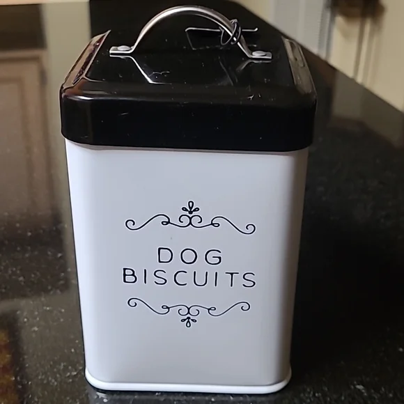 Dog Biscuits Metal Canister