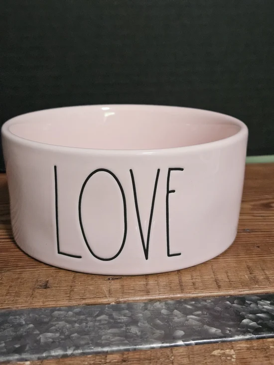Rae Dunn Pink Ceramic 