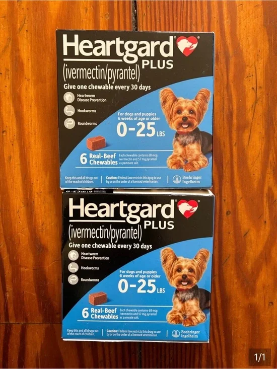 Heartgard Plus 0-25 lbs - SALE ITEM TODAY ONLY 6 pack