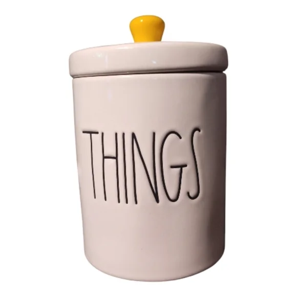 Rae Dunn Artisan Collection By Magenta THINGS Container With Lid