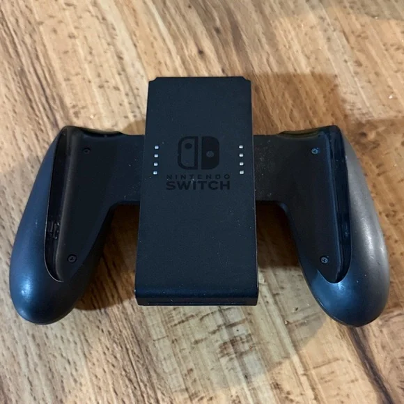 Nintendo Switch Black Controller,Grip Switch Joy-Con Grip (Renewed)
