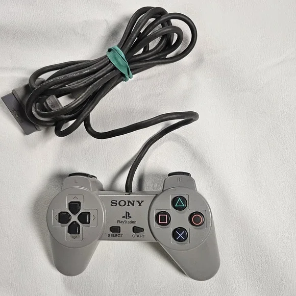 Sony PlayStation 1 (PS1) Original Controller Gamepad SCPH-1080 Gray *Tested*