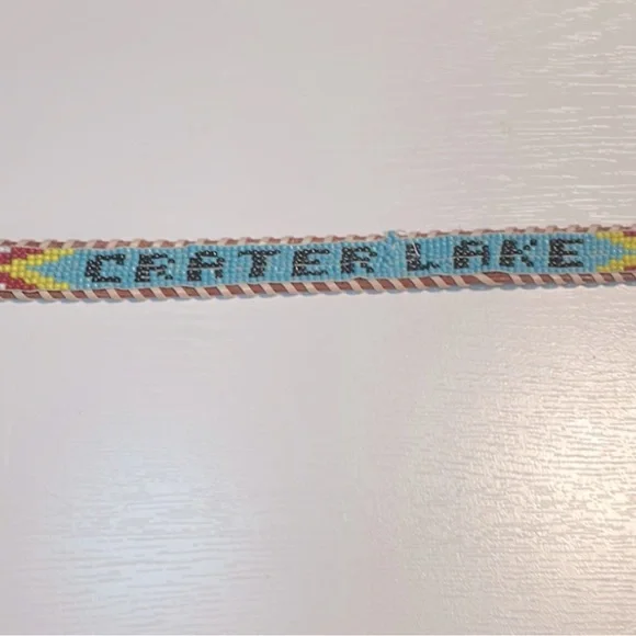 Vintage crater lake belt Childs size 28 or adult