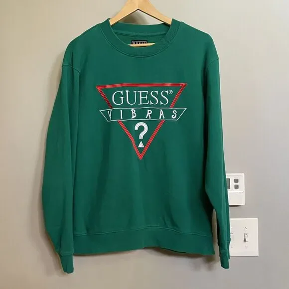 GUESS x J Balvin Vibras Crewneck Sweatshirt A$AP ROCKY Size Large EUC‎