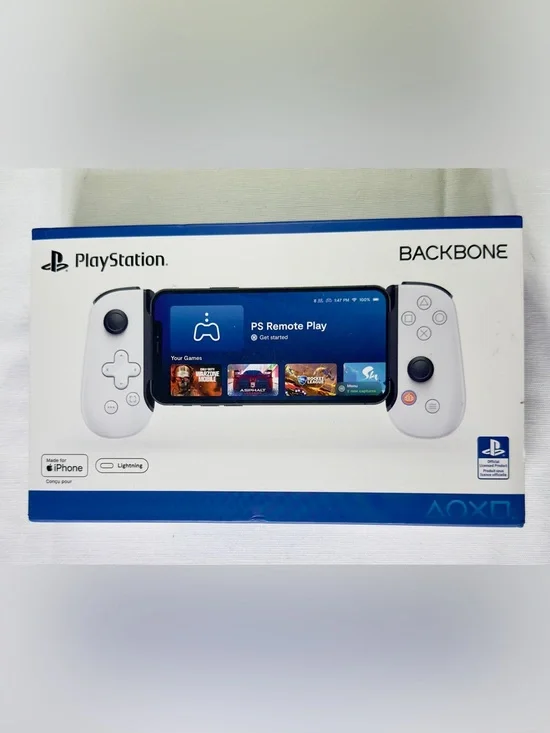 Sony PlayStation Backbone Controller for iPhone with Lightning Port – White