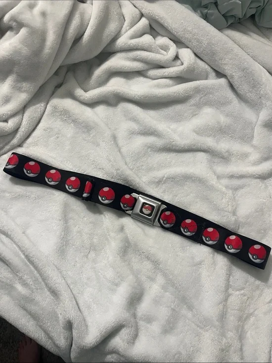 Buckle Down Pokemon Seatbelt Style Boys Belt