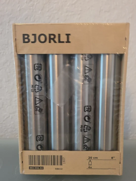 IKEA Bjorli Stainless Steel Bed/Furniture Legs 7.78