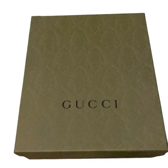 Gucci gift box bag box shoe box with tissue and ribbon
