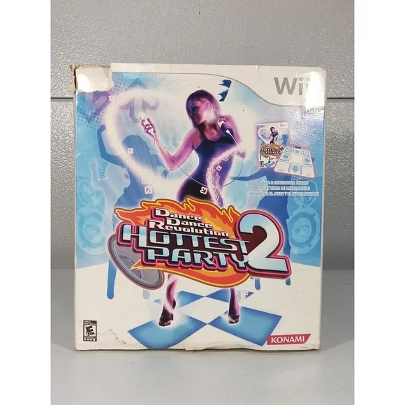 Konami Nintendo Wii/GC Dance Dance Revolution Hottest‎ Party 2 Pad With Game