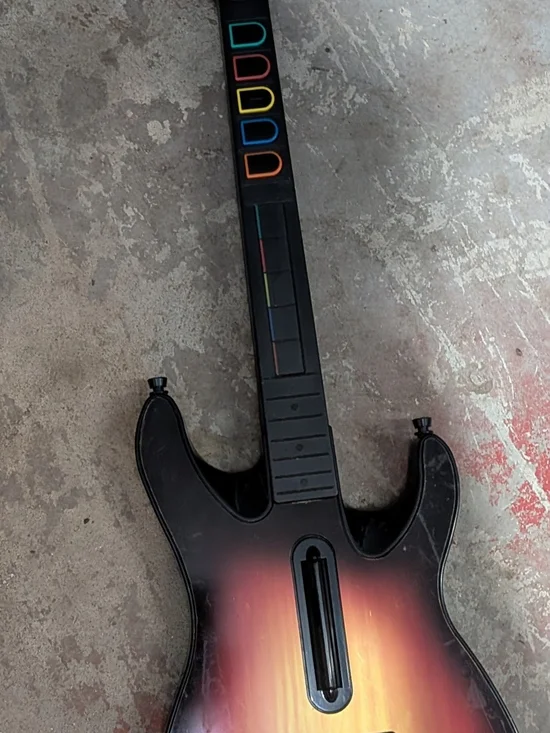 Sunburst Electric Guitar Controller for Game Console