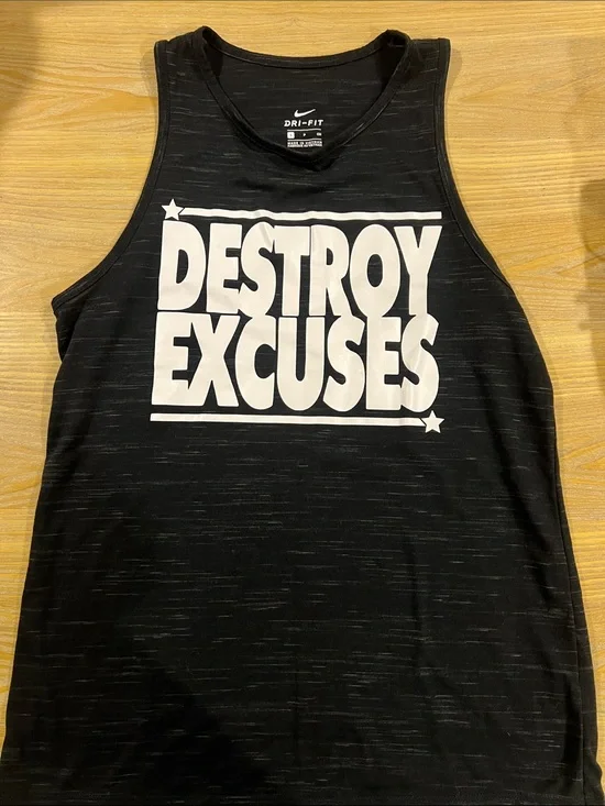 Nike Black Tank Top with White 