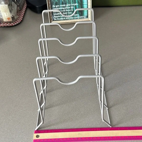 Silver Wire Rack Organizer