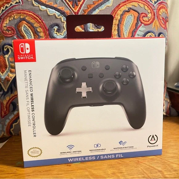PowerA Enhanced Wireless Controller for Nintendo Switch – Black, Gently Used