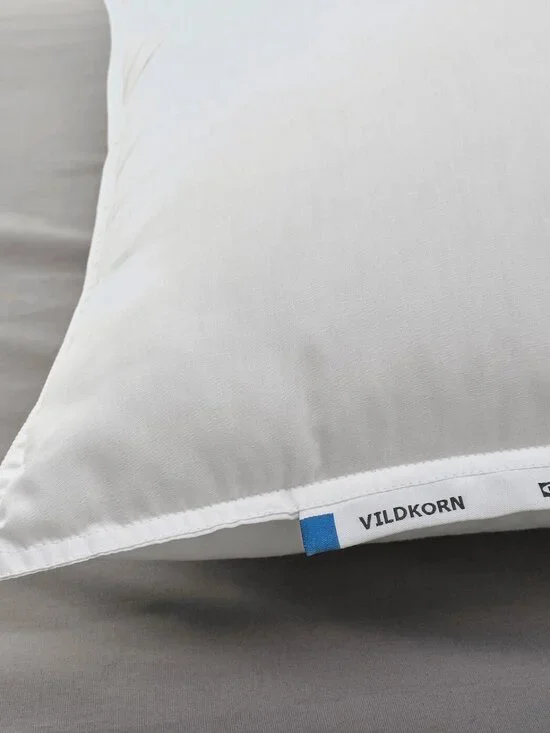 VILDKORN Grand High Tall Pillow by IKEA 20x30 Inches Size Queen NEW