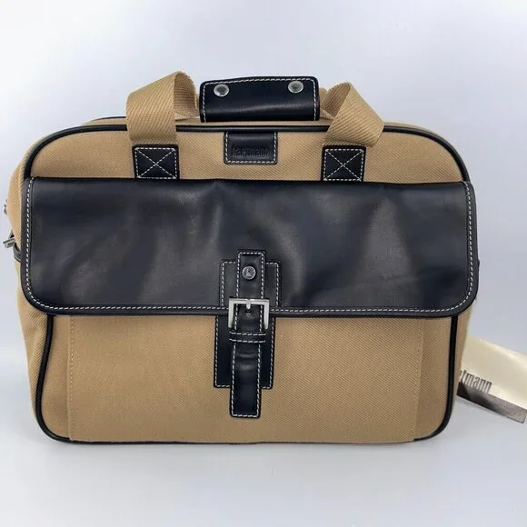 Hartmann Hudson Belting Leather and Nylon Carry-on Bag Travel Tote 16