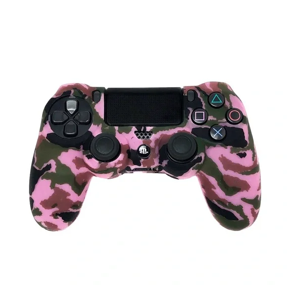 PS4 Controller Silicone Skins Bundle of 2 Pink Camo