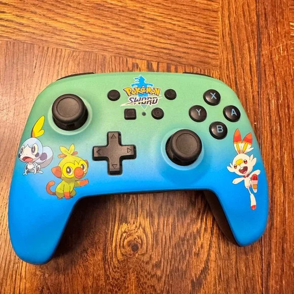 Nintendo Pokémon Controller - Blue and Green