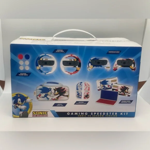 Sonic the Hedgehog Switch Gaming Controller 14pc Set