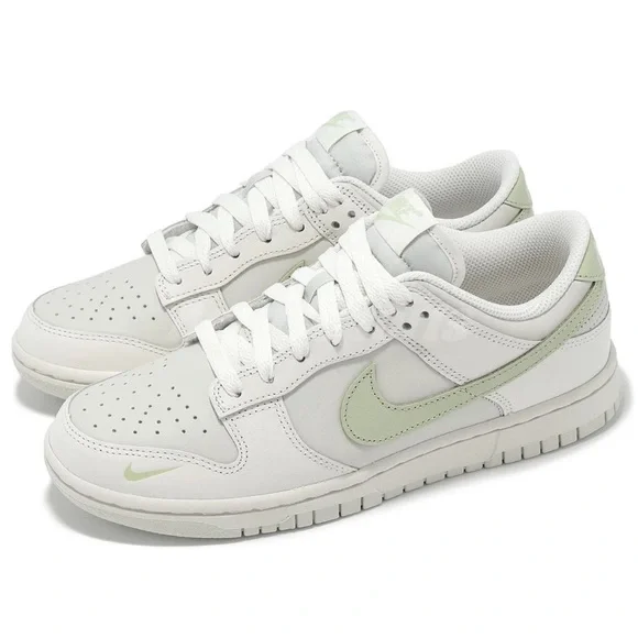 NIB Nike Wmns Dunk Low Phantom Olive Aura Women Casual Shoes Sneakers