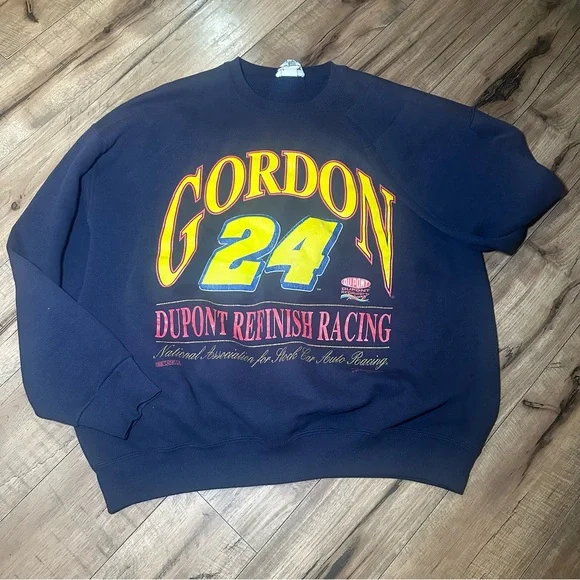 Vintage Jeff Gordon Navy Racing Sweater XL