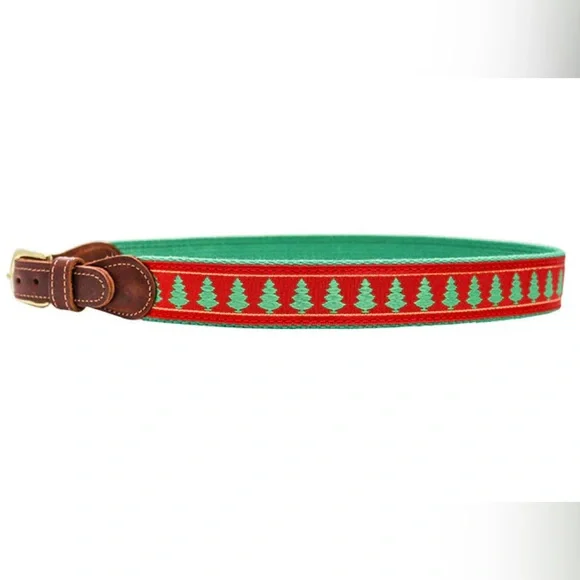 J Bailey - Bailey Boys - Buddy Belt - Christmas Trees - Size: Small - 20”
