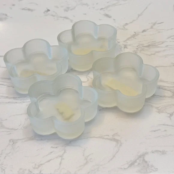 Vintage IKEA Glass Tea Light Holders, Set of 4