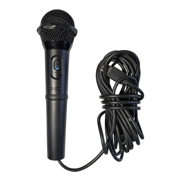 Nintendo Wii U Microphone Black - for Wii U Video Games - Accessories -Tested