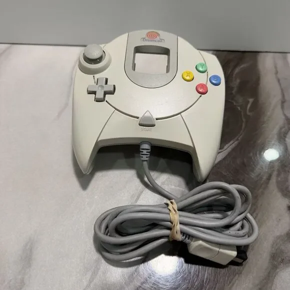 Sega Dreamcast Official White Controller HKT-7700 Original OEM TESTED WORKING!