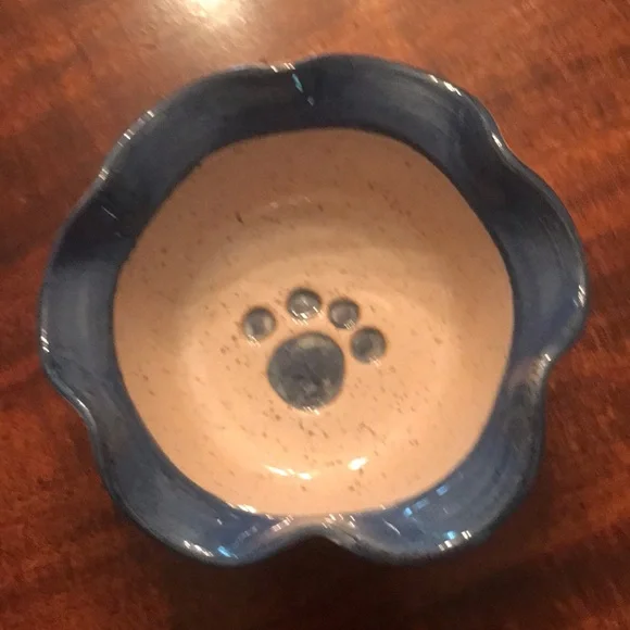 Pet Bowl- Earthenware- for small dog or cat