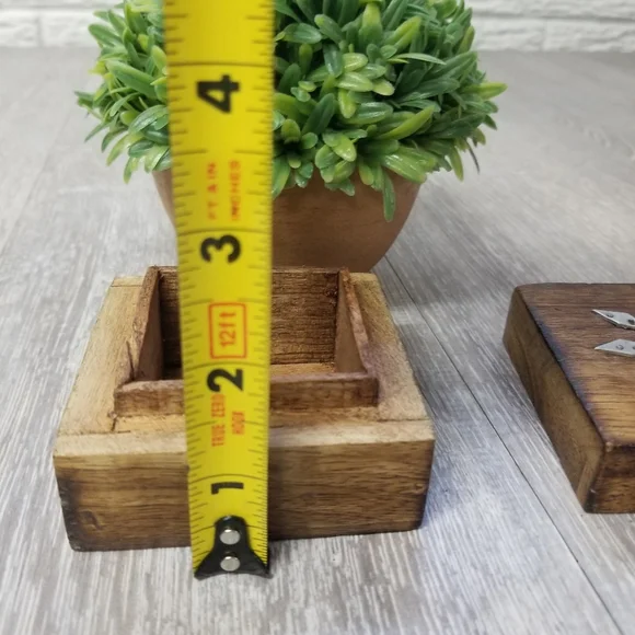 Vintage wood trinket box