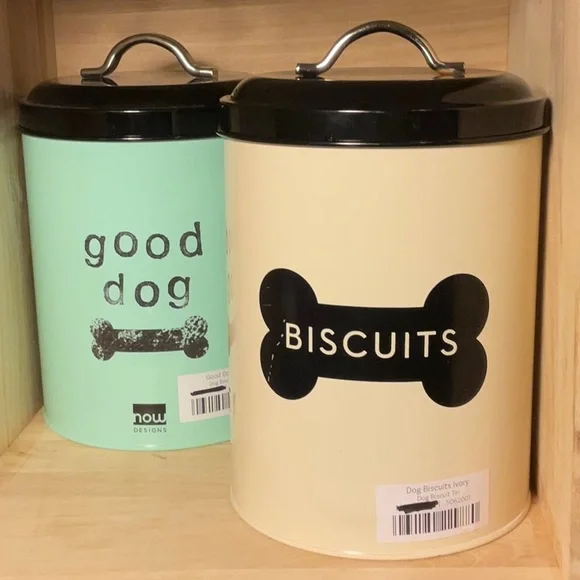 BISCUIT tin & “good dog” tin-cookie tins for your best friend