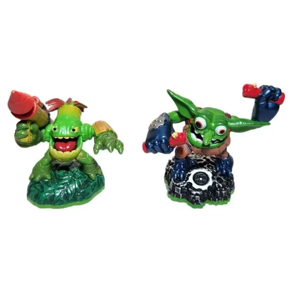 Skylanders Spyro's Adventure Boomer and Zook Video Game Figure 2011 Pre-owned