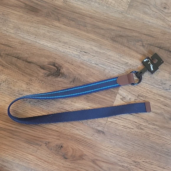 Art Class Striped Blue Belt, Size L, Cotton