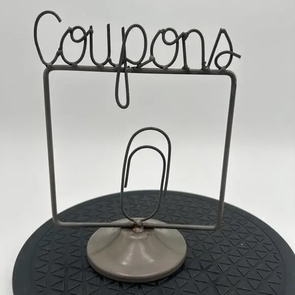 Metal Wire Coupon Holder