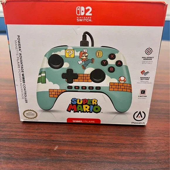 PowerA Super Mario Wired Controller for Nintendo Switch - Teal