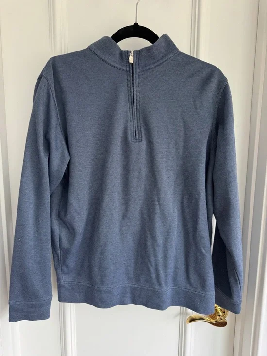 Peter Millar Men's Navy Crown Comfort Quarter-Zip - Medium