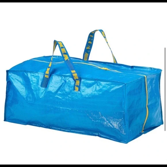 Set of 4 - IKEA FRAKTA Zippered shopping storage bags