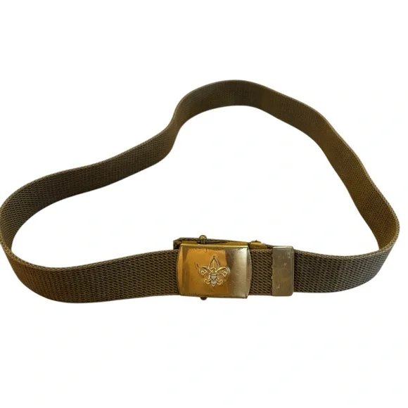 Boy Scouts Of America Army Green Canvas Belt XL