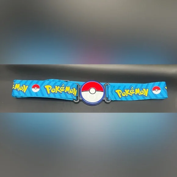 Pokémon‎ Blue Belt with Poké Ball Buckle, Plastic, Youth, Adjustable
