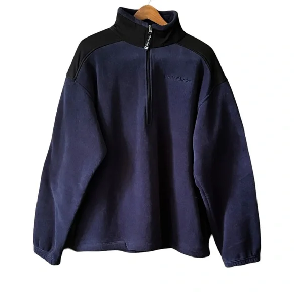 Men’s Charles River Apparel so soft fleece quarter zip top. Size XL