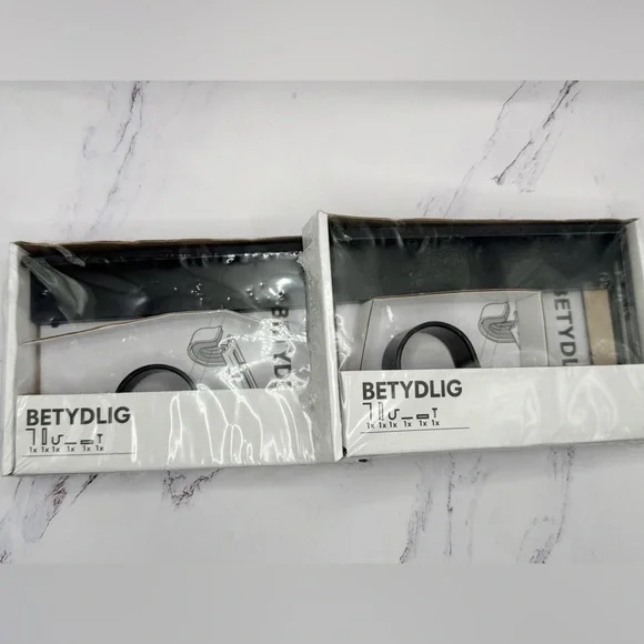 2)Betydlig IKEA Black Curtain Rod Bracket Single New In Box #60217228