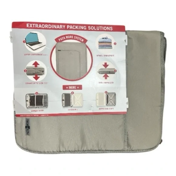 Victorinox Pack More System Expandable Packing Cube Gray NWT