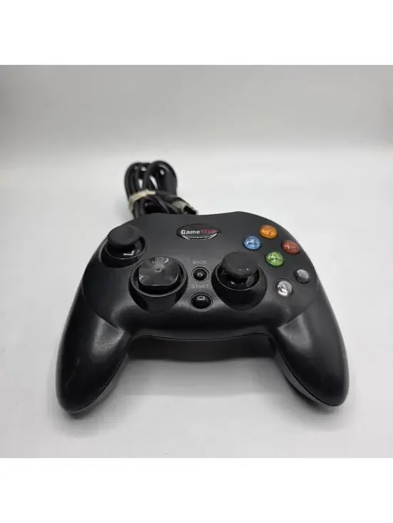 GameStop Wired Controller for Original Xbox Console Black BB-136 Tested Working