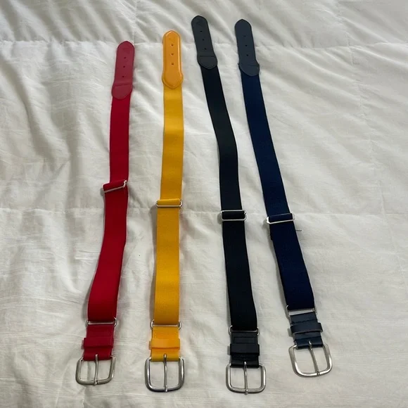 Youth Sports Adjustable Belts - Pick Your Color! Red/Yellow/Blue/Black/Green