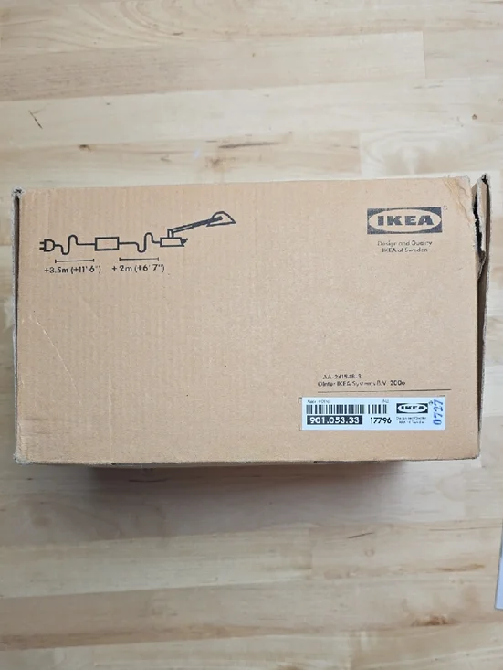 IKEA INREDA Wall Mount Bookcase Lights New Open Box