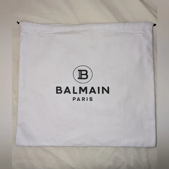 Balmain Dust Bag White EUC
