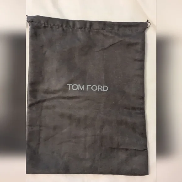 TOM FORD Sueded Storage Dust Bag Grey 15