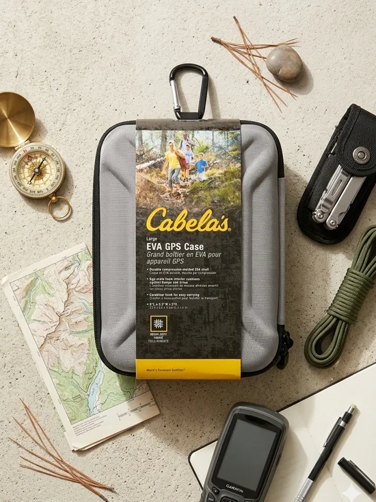 Cabela's Gray and Black Hard-shell Protective Case