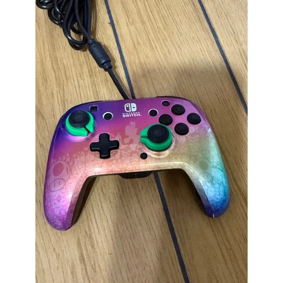PDP REMATCH Wired Deluxe Controller Nintendo Switch Mario Dash Gradient 500-134