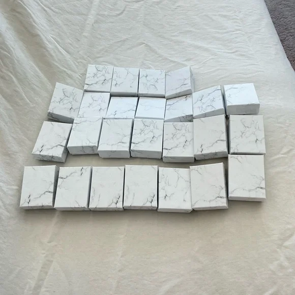 Marble Pattern Storage Boxes